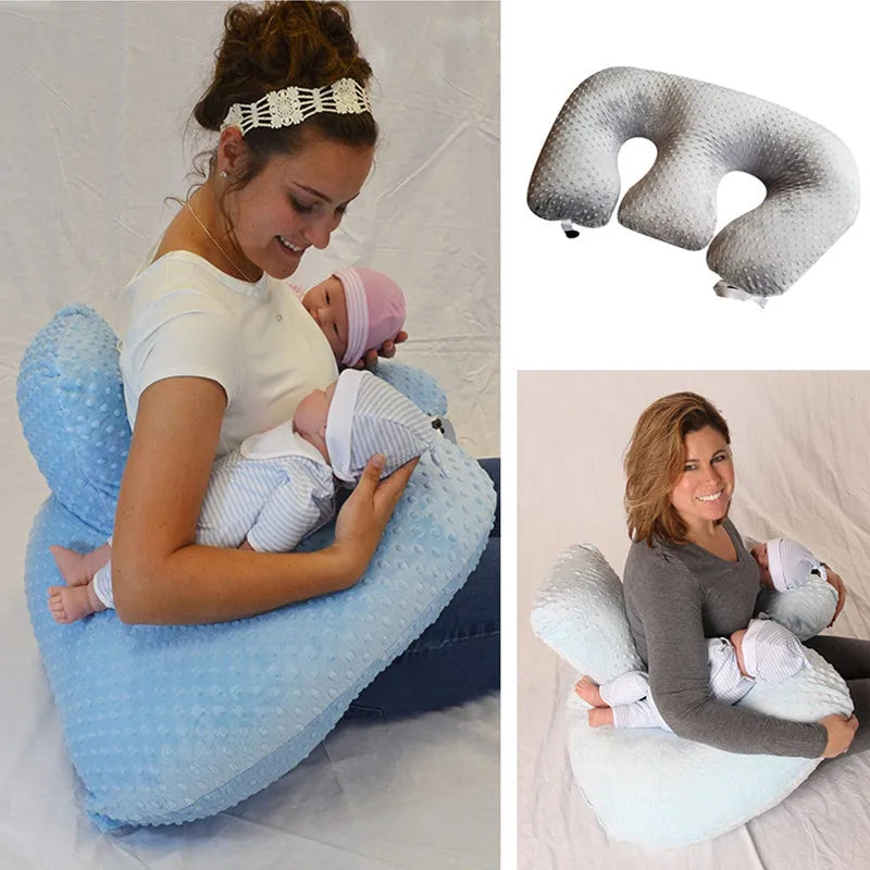 Coussin  d'Allaitement pour Jumeaux Blanc